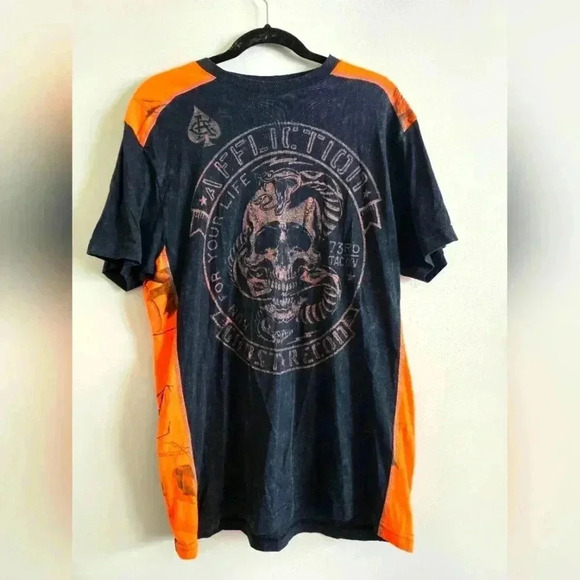 Affliction x Realtree Ghost Recon Tee Shirt Size Large - Picture 1 of 5